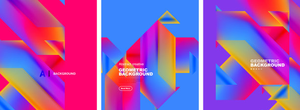 集合抽象背景重叠几何图片下载