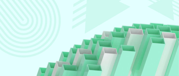 有创意的想法。”未来的折纸的商业目标和发展理念的绿色背景。灵感，复制空间，数字，横幅，网站-3d渲染图片下载