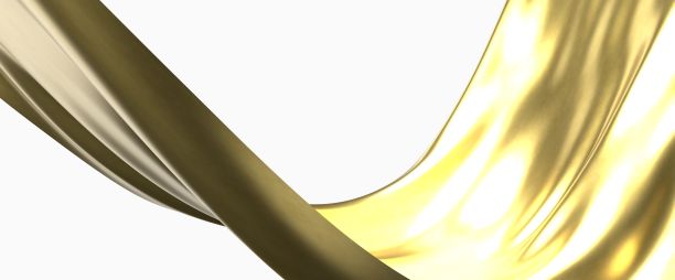 插图的金色丝绸片孤立的背景和覆盖空白白色背景图片下载