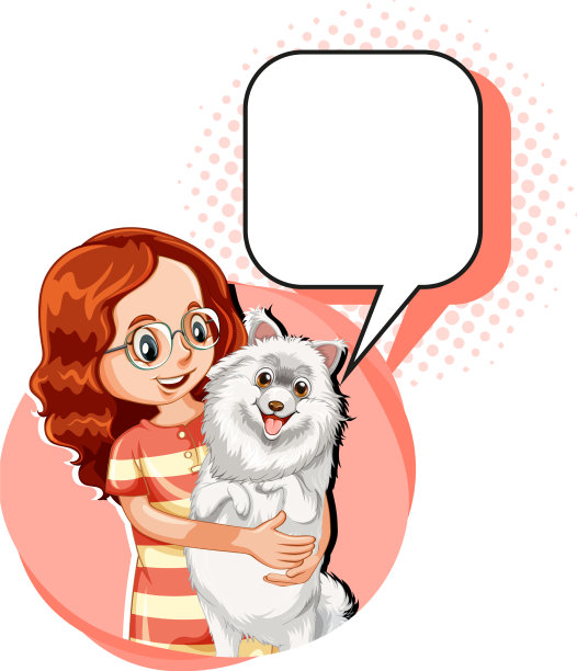 一个女人和一只狗，叫声是空的图片下载