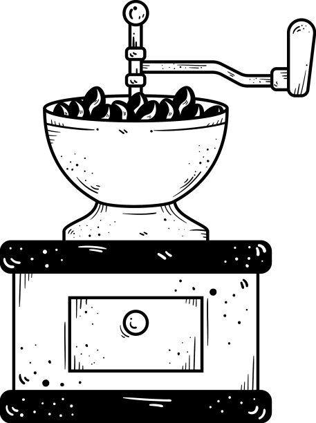 咖啡粒研磨机图片下载