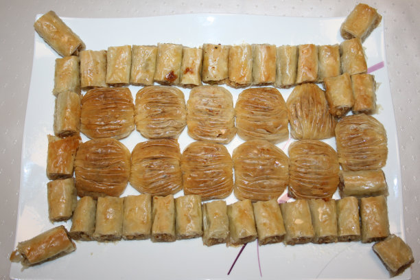 果仁蜜，阿拉伯和土耳其糖果图片下载