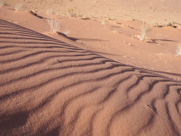 瓦迪拉姆，在砂岩和花岗岩中切割出的山谷图片下载