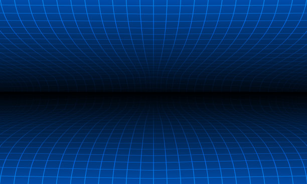 透视合成波网格与景深效果。抽象的线框景观。数字线路背景。宽蓝图纹理。网格派对传单背景。矢量插图。图片下载