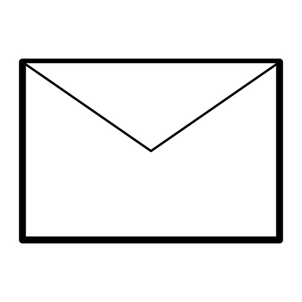 简单的白色信封图片下载