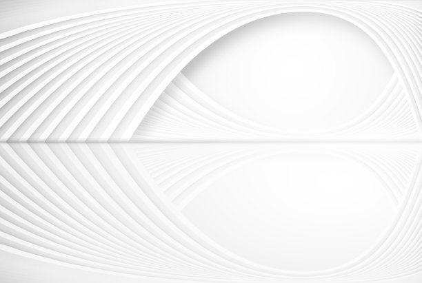 白色未来建筑线条质感，3D渲染。图片下载