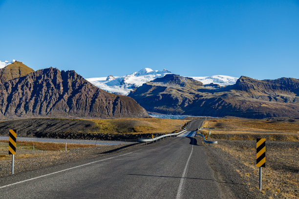 冰岛Skaftafell地区的景观图片下载