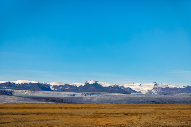 冰岛Skaftafell地区的景观图片下载