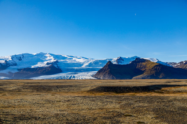 冰岛Skaftafell地区的景观图片下载