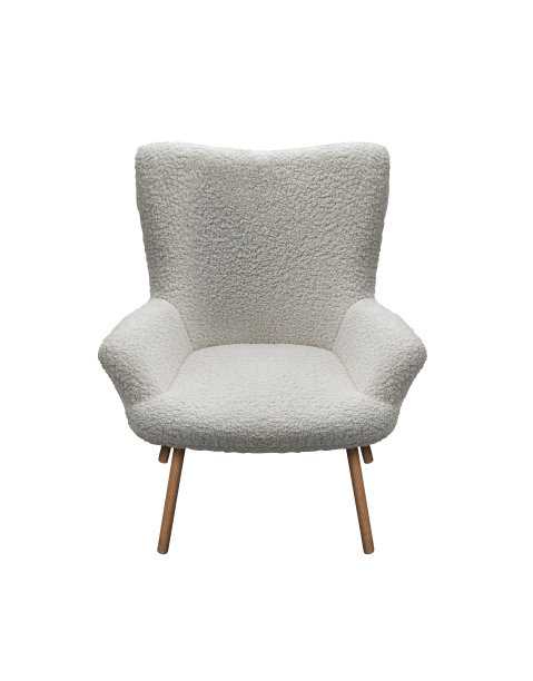 白色现代椅子孤立在白色背景上图片下载