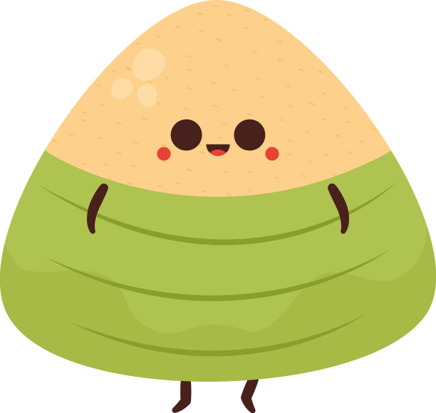 绿色的粽子图片下载