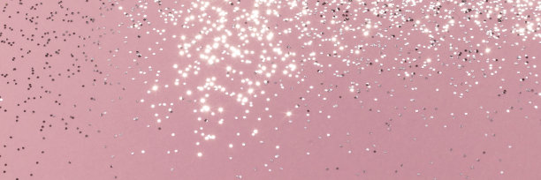 闪闪发光的银色闪光在粉红色的背景旗帜图片下载