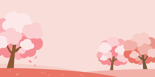 美丽的樱花框架材料图片下载