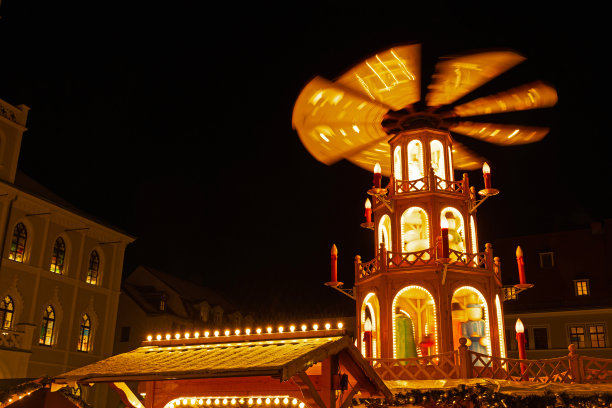 魏玛的圣诞市场图片下载