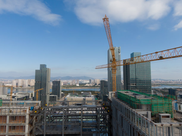 城市金融区的高层建筑图片下载