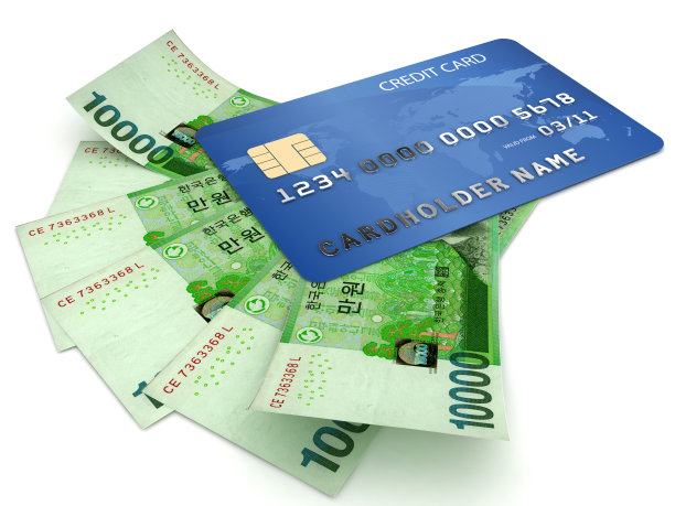 韩国元钱信用卡图片下载