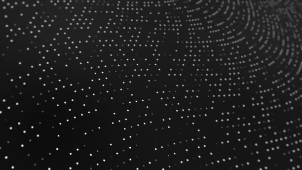 抽象波浪流动点图案黑色企业，企业4K背景图片下载