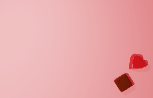 一组巧克力的3D图像图片下载