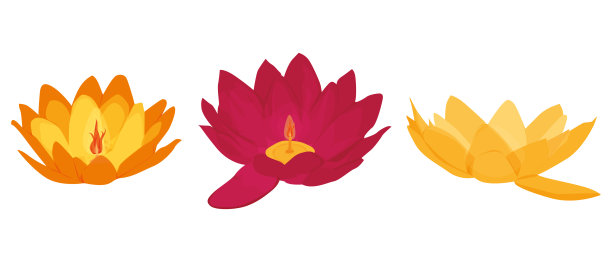 白色背景上孤立的中国水灯。中国的灯笼。莲花形状的漂浮灯笼。中国新年。庆祝。排灯节。Loykrathong。图片下载