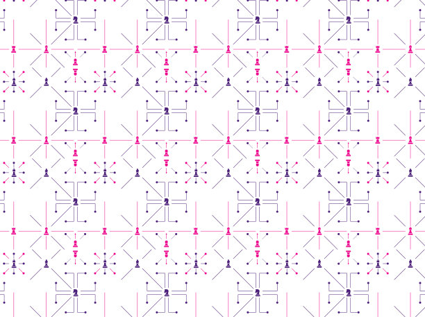 国际象棋电路-无缝模式从国际象棋的动作织物和纸图片下载