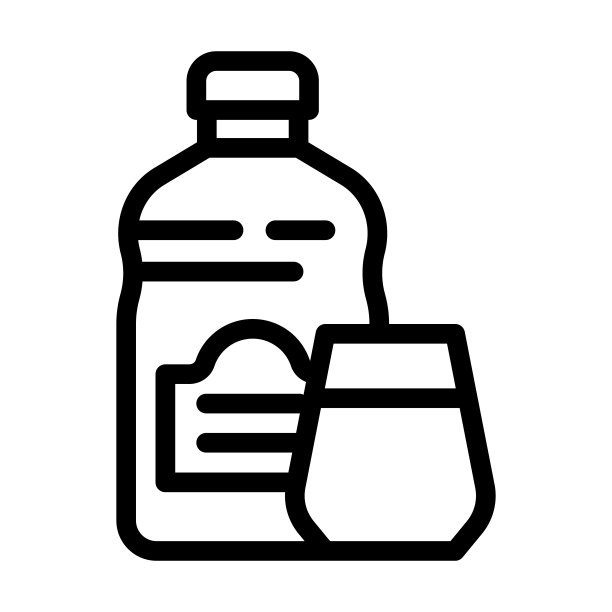 石榴汁线条图标矢量图图片下载