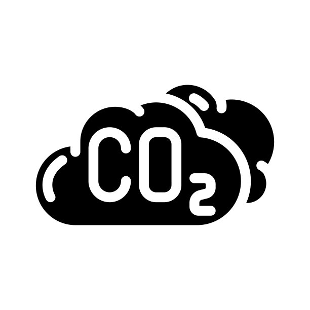排放物二氧化碳ESG符号图标矢量图图片下载