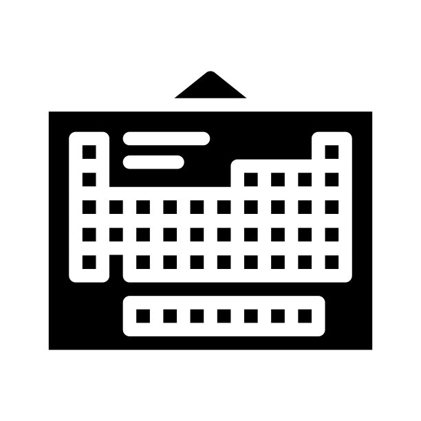 周期表符号图标矢量插图图片下载