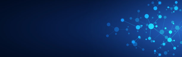 分子结构和基因工程的说明，分子DNA，神经网络，科学研究。创新技术、科学、医疗保健和医学的背景摘要图片下载