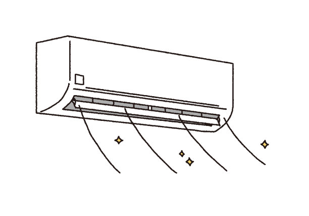 简单触摸空调运行示意图图片下载