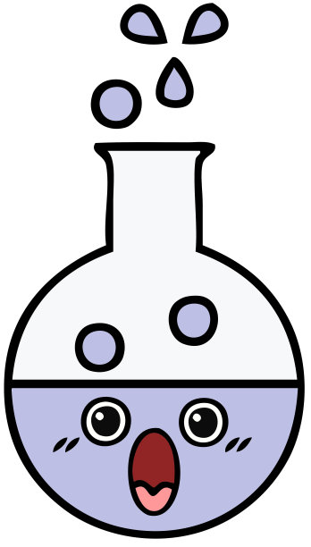 可爱的试管卡通图片下载