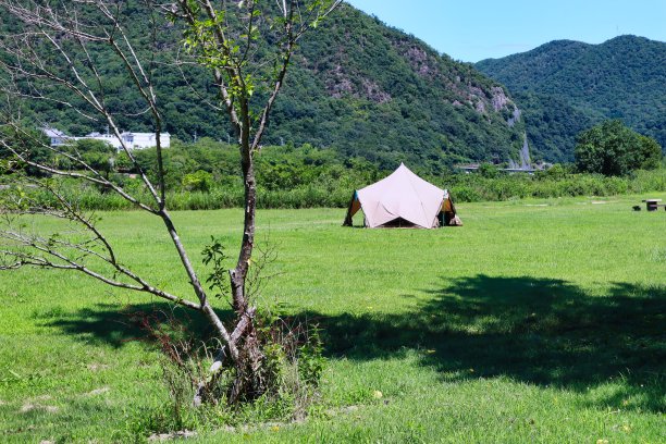 清新的营地形象与草图片下载