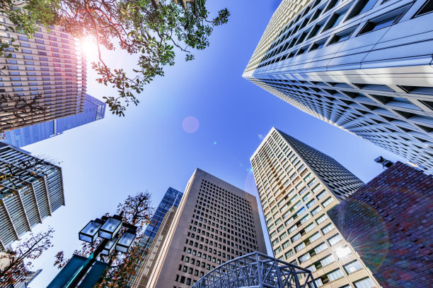 阳光明媚的东京建筑图片下载