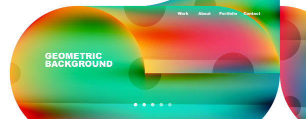 圆形元素和几何线条图片下载