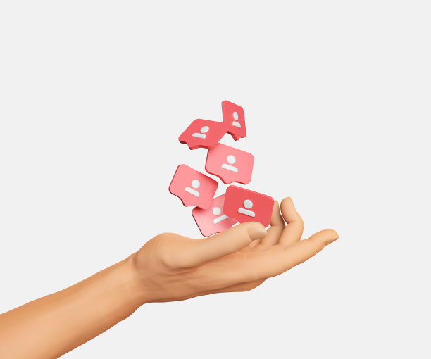 三维渲染的作物人显示对话图标图片下载