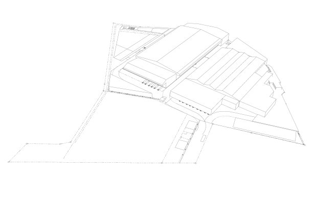 建筑项目的三维插图图片下载