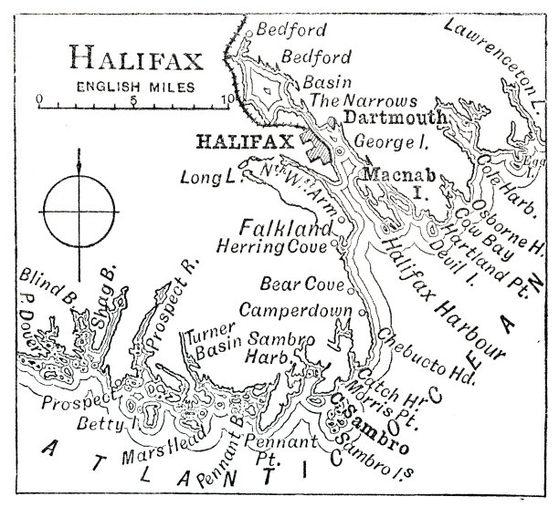 加拿大哈利法克斯地图图片下载