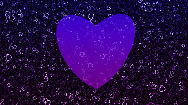 爱心框背景图片下载