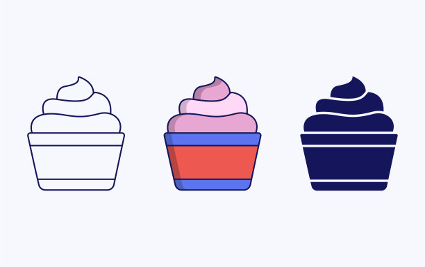 马斯卡彭干酪菜图标图片下载