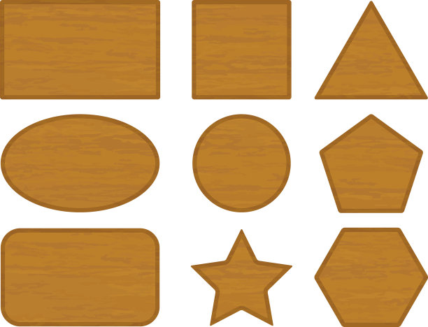 有边框的棕色木纹图片下载