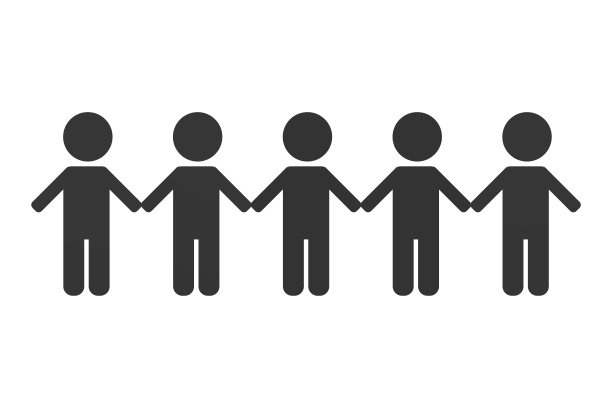 人或一组用户或朋友，矢量，图标图片下载