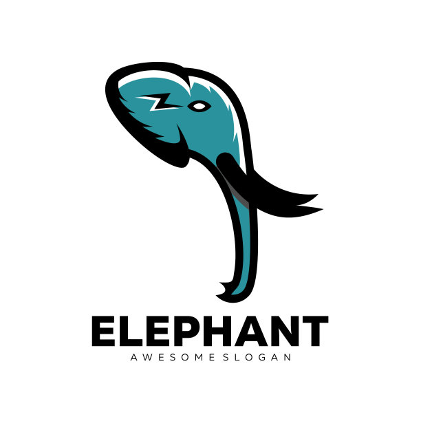 头象吉祥物设计艺术色彩图片下载