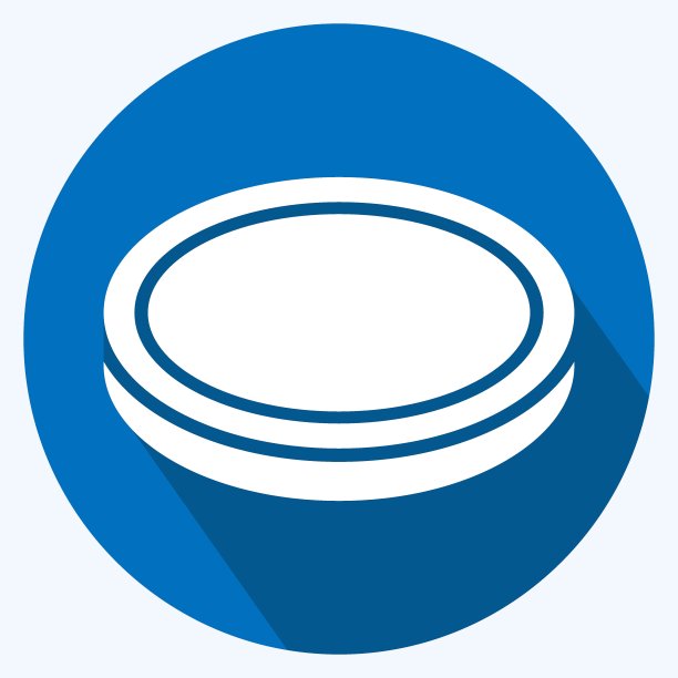 图标镜头滤镜。与摄影符号相关。长阴影风格。设计简单，可编辑。简单的说明图片下载