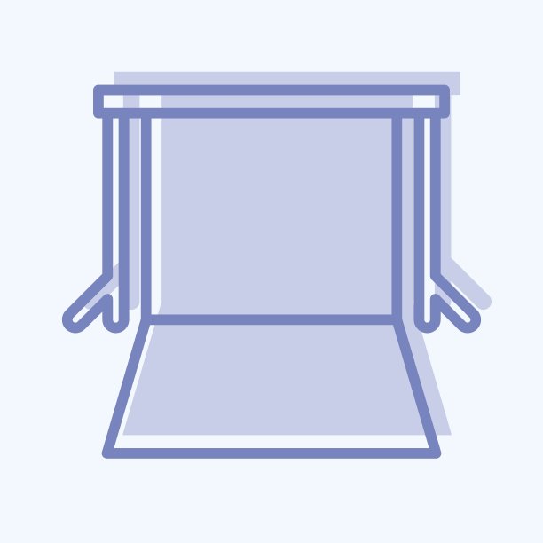 图标背景支持。与摄影符号相关。双调风格。设计简单，可编辑。简单的说明图片下载