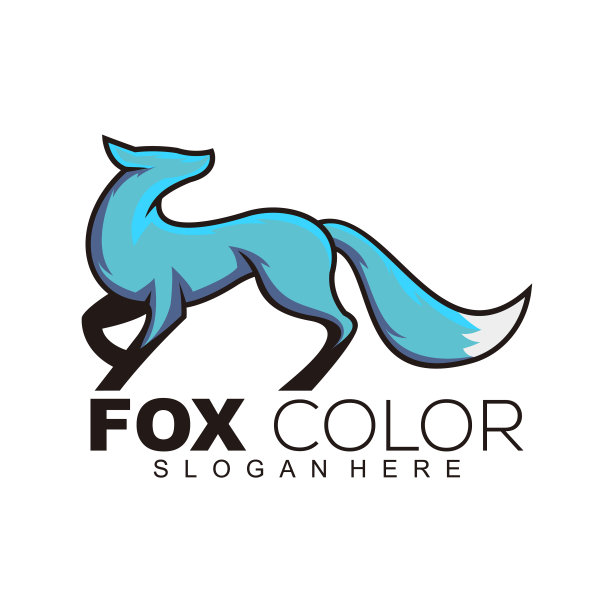 狐狸矢量设计插图模板图片下载