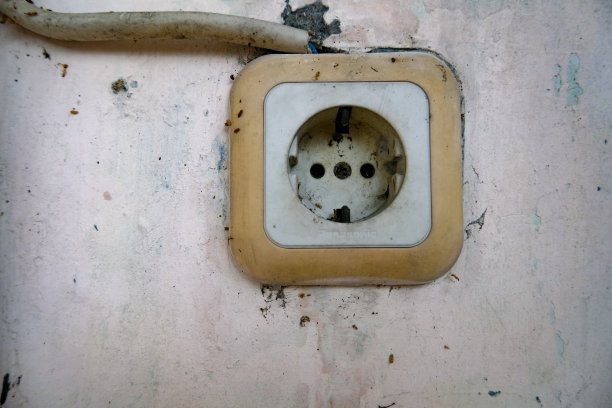 未使用的壁式插座图片下载