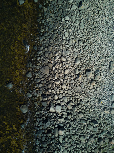 陆海过渡，无人机航拍图片下载