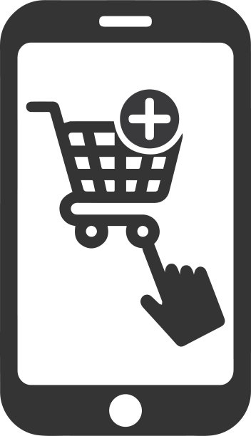 产品选择图标，购物清单图标，黑色矢量图片下载