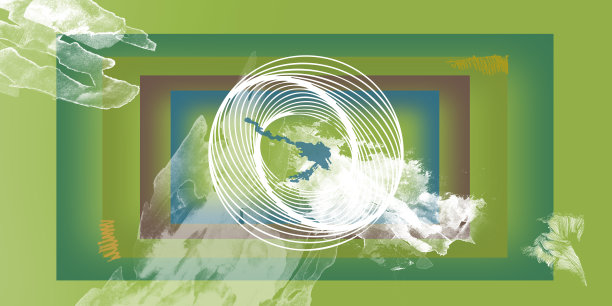 混合线条艺术抽象装饰形式图片下载