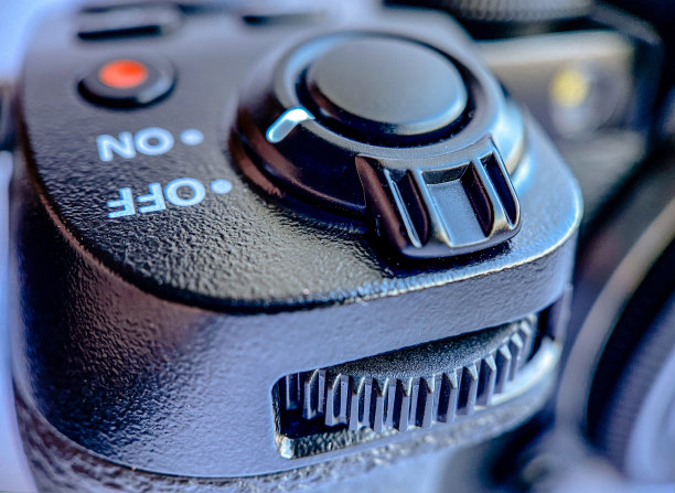 特写相机快门杆，iso感光度选择按钮，快速菜单和视频录制模式图片下载