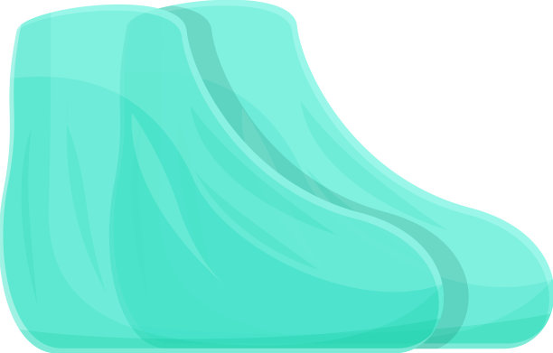 开机安全图标卡通鞋套图片下载